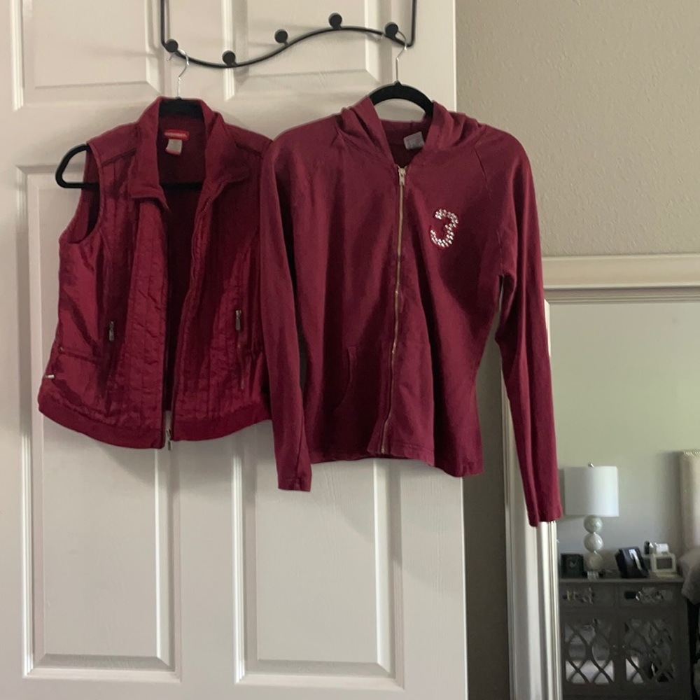 Union bay vest & hoodie